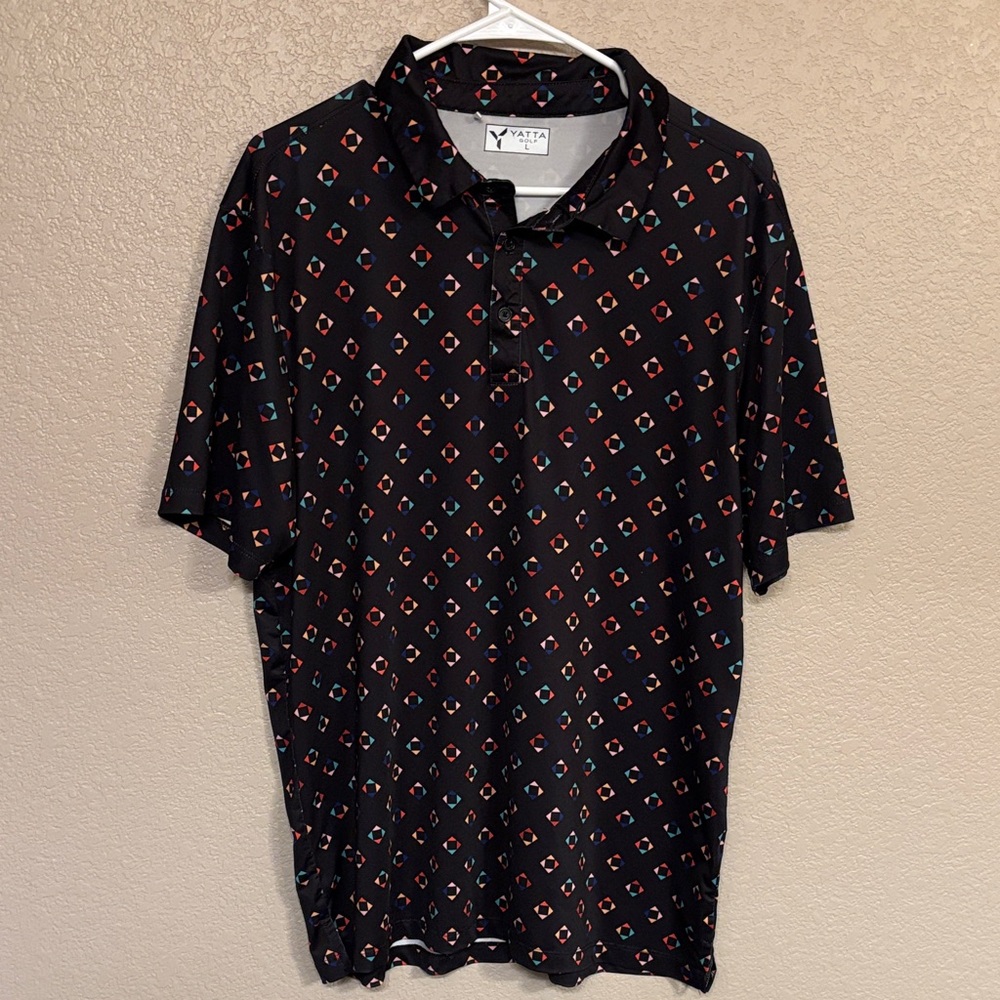 Geometric Men's Polo Shirt